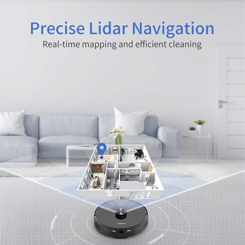 2 in 1 Robot Vacuum and Mop | AIRROBO T10+ 2 in 1 Robot Vacuum and Mop | AIRROBO T10+